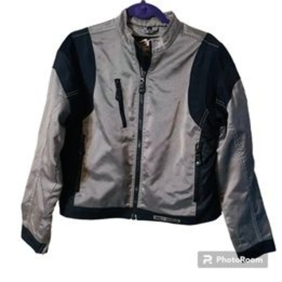 Harley Davidson Women's Eagle Embroidered Riding Jacket Size Medium - Picture 2 of 3